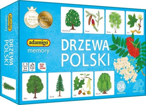 Gra memory - drzewa polski Gra memory - drzewa polski