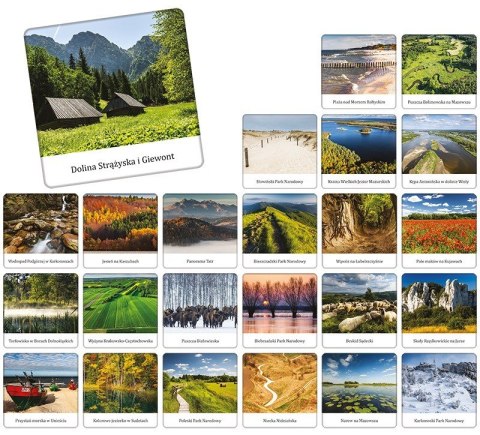 Gra memory - polska krajobrazy