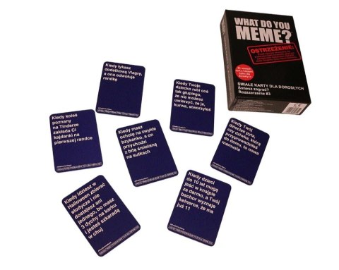Gra what do you meme? extra paka no 3 śmiałe karty dla dorosłych Gra what do you meme? extra paka no 3 śmiałe karty dla dorosłych
