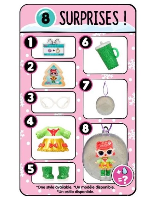 Lalka l.o.l. surprise Świąteczna niespodzianka 1 sztuka 593041