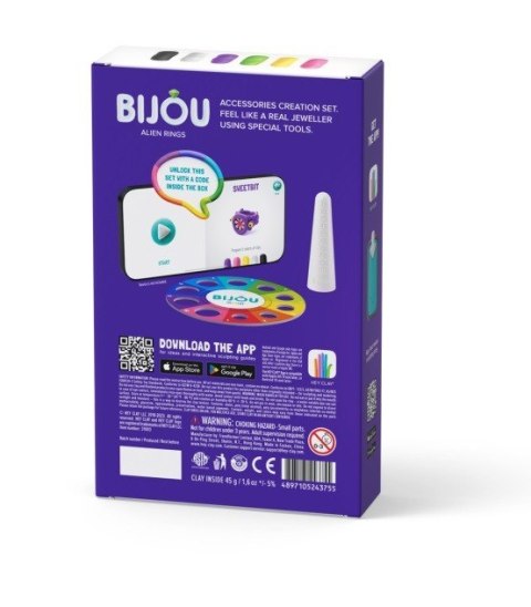 Masa plastyczna hey clay bijou alien rings