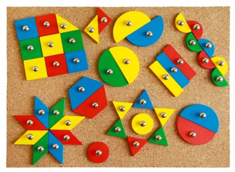 Przybijanka - zestaw figury geometryczne