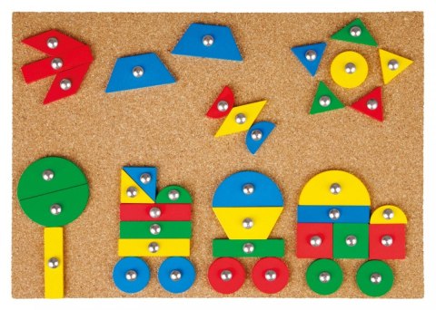 Przybijanka - zestaw figury geometryczne