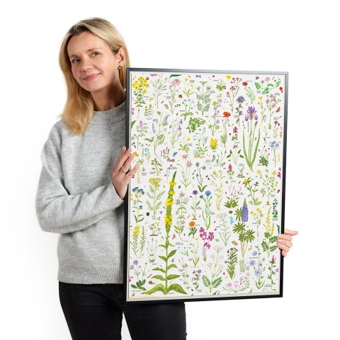 Puzzle 1000 elementów puzzlove kwiaty polne