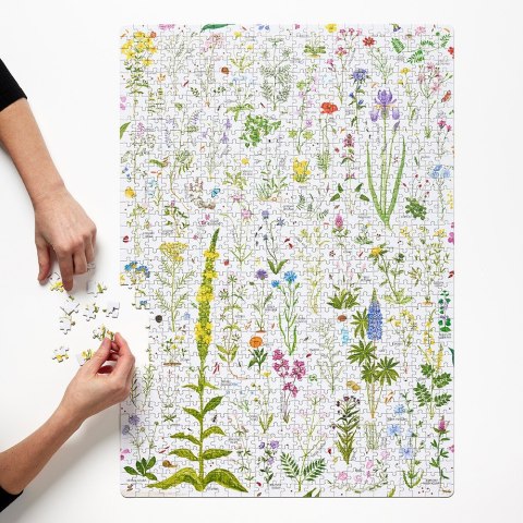 Puzzle 1000 elementów puzzlove kwiaty polne