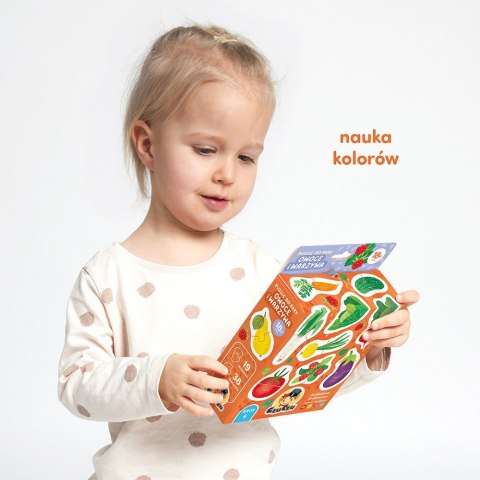 Układanka puzzle do pary - owoce i warzywa