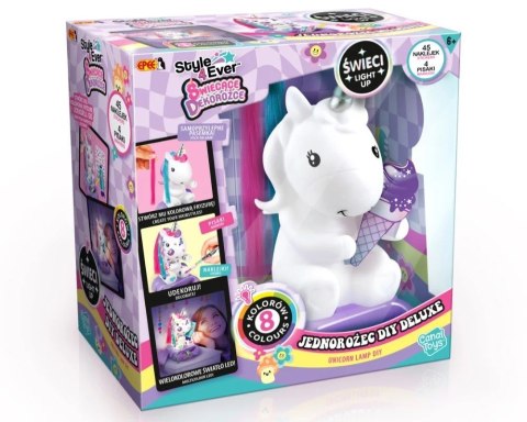 Zestaw Świecące dekorożce - jednorożec diy deluxe Zestaw Świecące dekorożce - jednorożec diy deluxe
