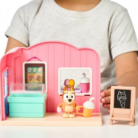 Zestaw figurek mini bluey lodziarnia