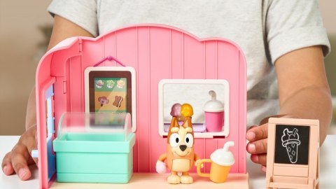 Zestaw figurek mini bluey lodziarnia