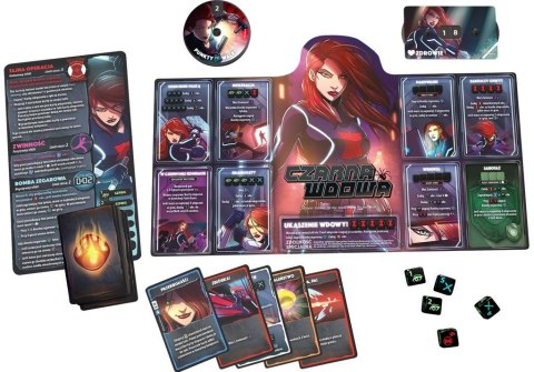 Gra dice throne marvel box 2 czarna pantera, kapitan marvel, doktor strange, czarna wdowa