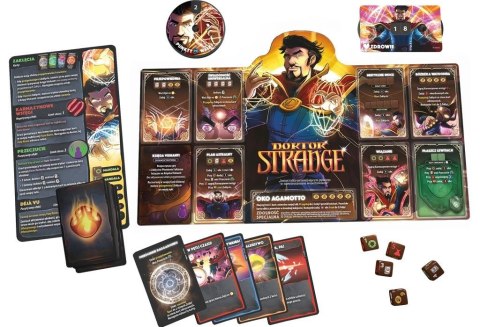 Gra dice throne marvel box 2 czarna pantera, kapitan marvel, doktor strange, czarna wdowa
