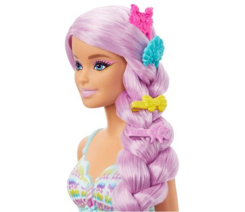 Lalka barbie syrenka długie włosy