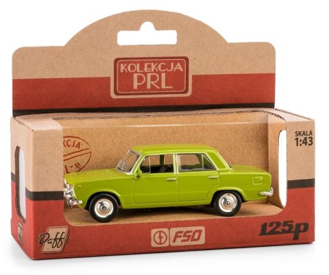 Pojazd prl fiat 125p - zielony Pojazd prl fiat 125p - zielony