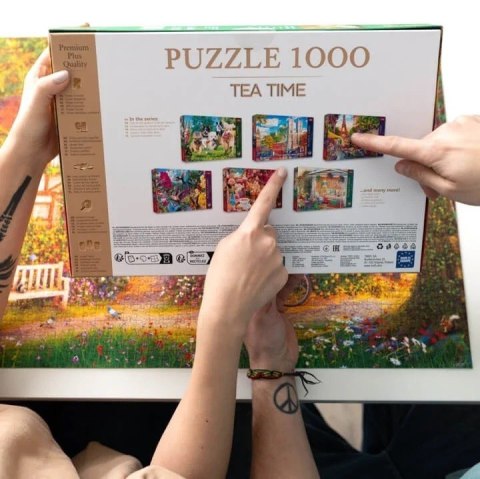 Puzzle 1000 elementów premium plus tea time nadchodzą kłopoty!
