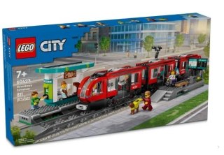 Klocki city 60423 tramwaj miejski ze stacją