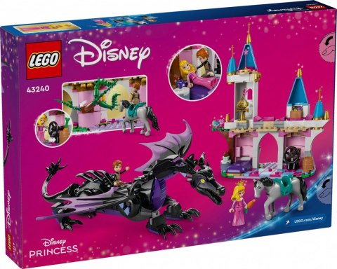 Klocki disney princess 43240 diabolina jako smok