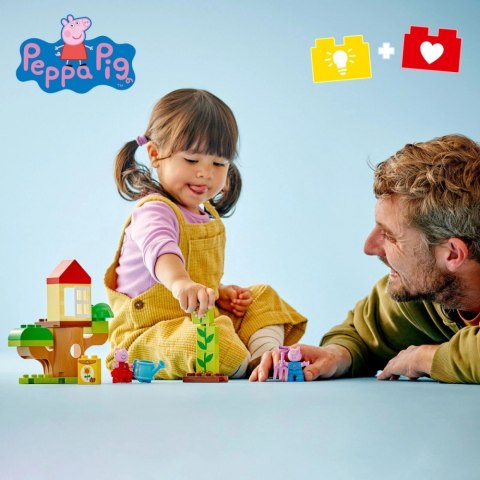 Klocki duplo 10431 peppa pig ogród i domek na drzewie peppy