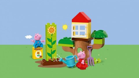 Klocki duplo 10431 peppa pig ogród i domek na drzewie peppy