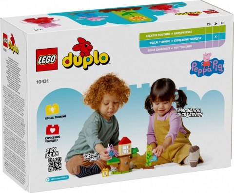 Klocki duplo 10431 peppa pig ogród i domek na drzewie peppy