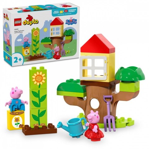 Klocki duplo 10431 peppa pig ogród i domek na drzewie peppy