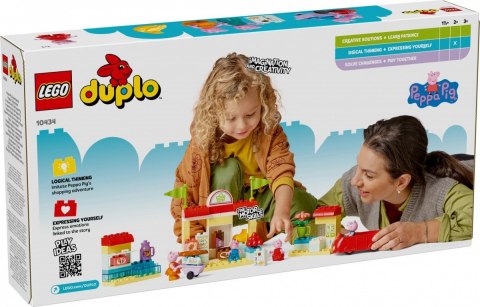 Klocki duplo 10434 peppa pig peppa i supermarket