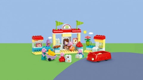 Klocki duplo 10434 peppa pig peppa i supermarket