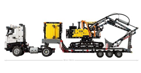 Klocki technic 42175 ciężarowka volvo fmx i koparka ec230 electric