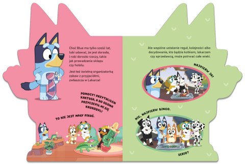 Książeczka poznaj bluey książeczki kartonowe Książeczka poznaj bluey książeczki kartonowe