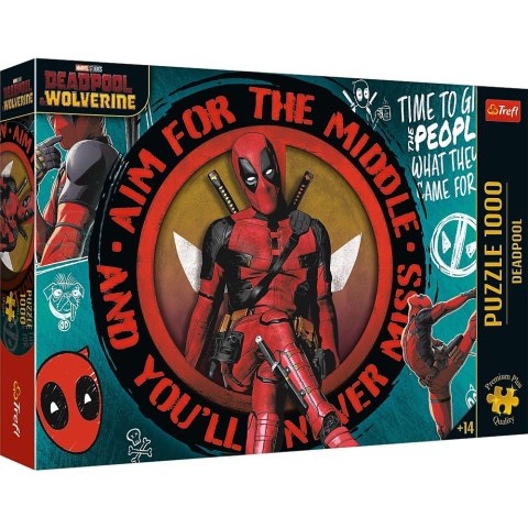 Puzzle 1000 elementów premium plus deadpool marvel Puzzle 1000 elementów premium plus deadpool marvel