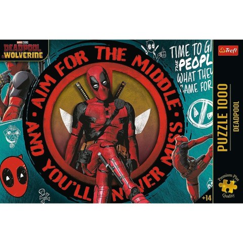Puzzle 1000 elementów premium plus deadpool marvel Puzzle 1000 elementów premium plus deadpool marvel