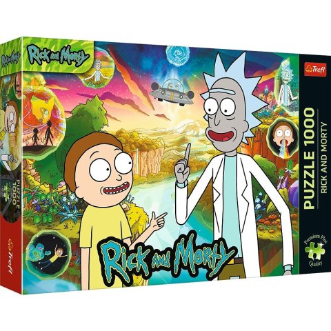 Puzzle 1000 elementów premium plus rick i morty