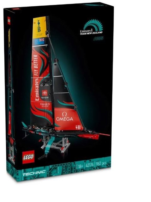 Klocki technic 42174 jacht emirates team new zealand ac75
