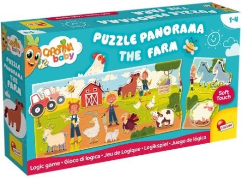 Układanka carotina baby puzzle panorama - farma