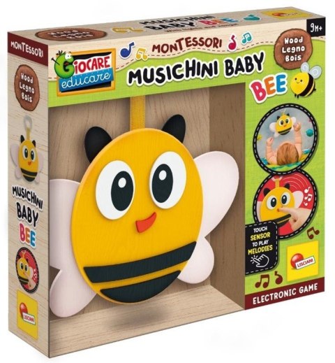 Zabawka montessori wood - muzyczna pszczoła Zabawka montessori wood - muzyczna pszczoła