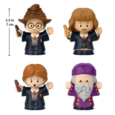 Zestaw figurek little people harry potter 4-pak kamień filozoficzny