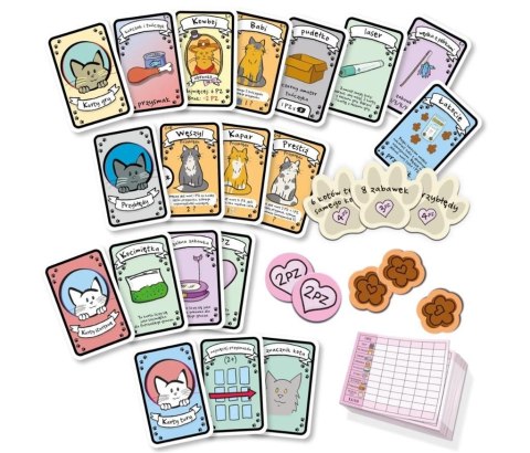 Gra najlepsza gra o kotach: pudełko Łakoci