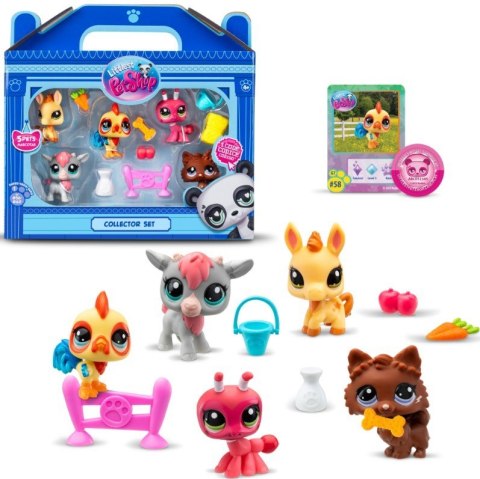 Littlest pet shop zestaw farma z 5 figurkami