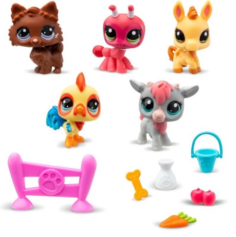 Littlest pet shop zestaw farma z 5 figurkami