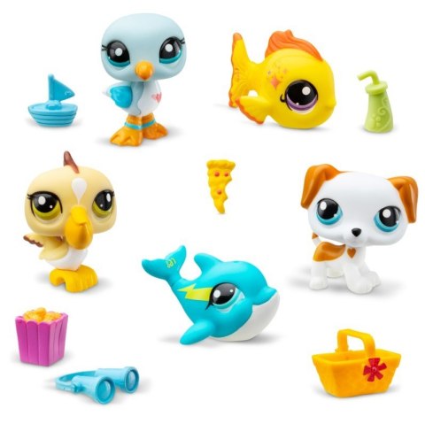 Littlest pet shop zestaw figurek plaża