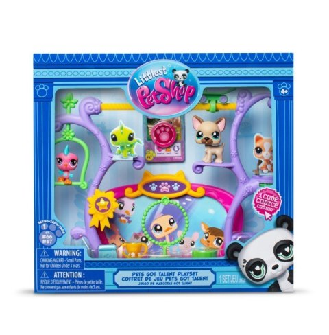 Littlest pet shop zestaw zwierzaki mają talent + 2 figurki