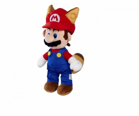 Maskotka super mario raccoon mario 30 cm