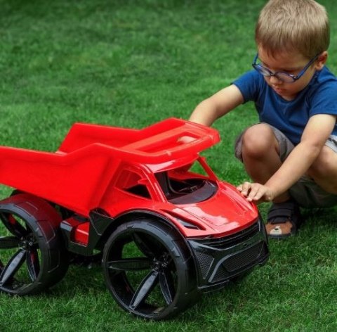 Pojazd maximus wywrotka czerwona