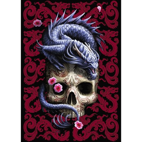 Puzzle 1000 elementów orientalny smok anne stokes