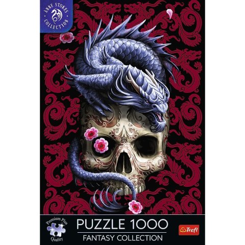 Puzzle 1000 elementów orientalny smok anne stokes