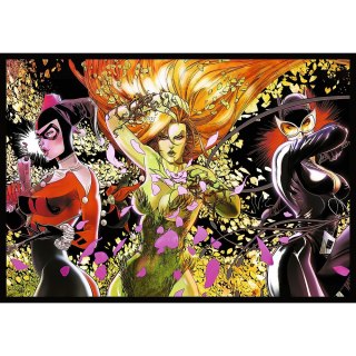 Puzzle 4x250 elementów batman w akcji