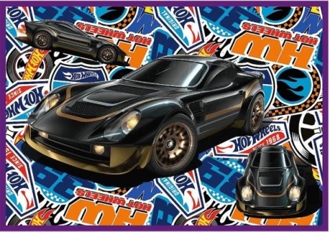 Puzzle 4x250 wyścigowe auta hot wheels