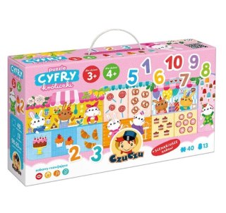 Puzzle cyfry króliczki
