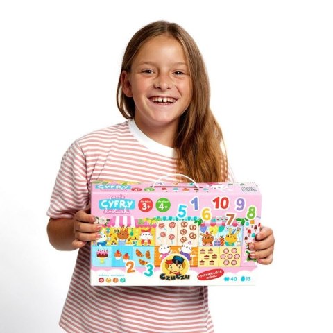 Puzzle cyfry króliczki