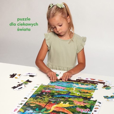 Puzzle obserwacyjne - dinozaury Puzzle obserwacyjne - dinozaury