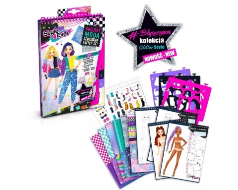 Zestaw projekt moda - szkicownik Zestaw projekt moda - szkicownik